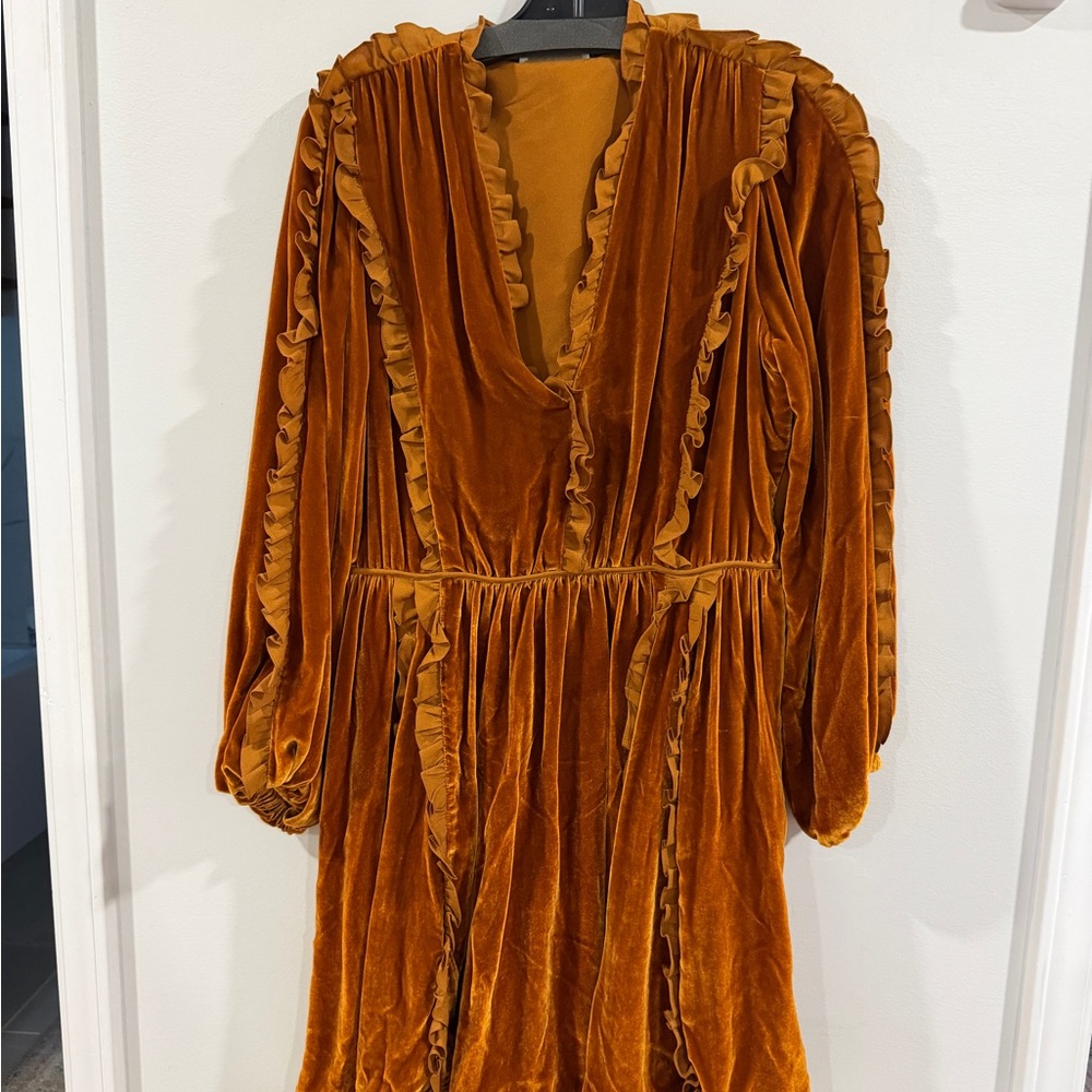 Ulla Johnson Erika Ruffle Dress size 6 - Picture 3 of 11